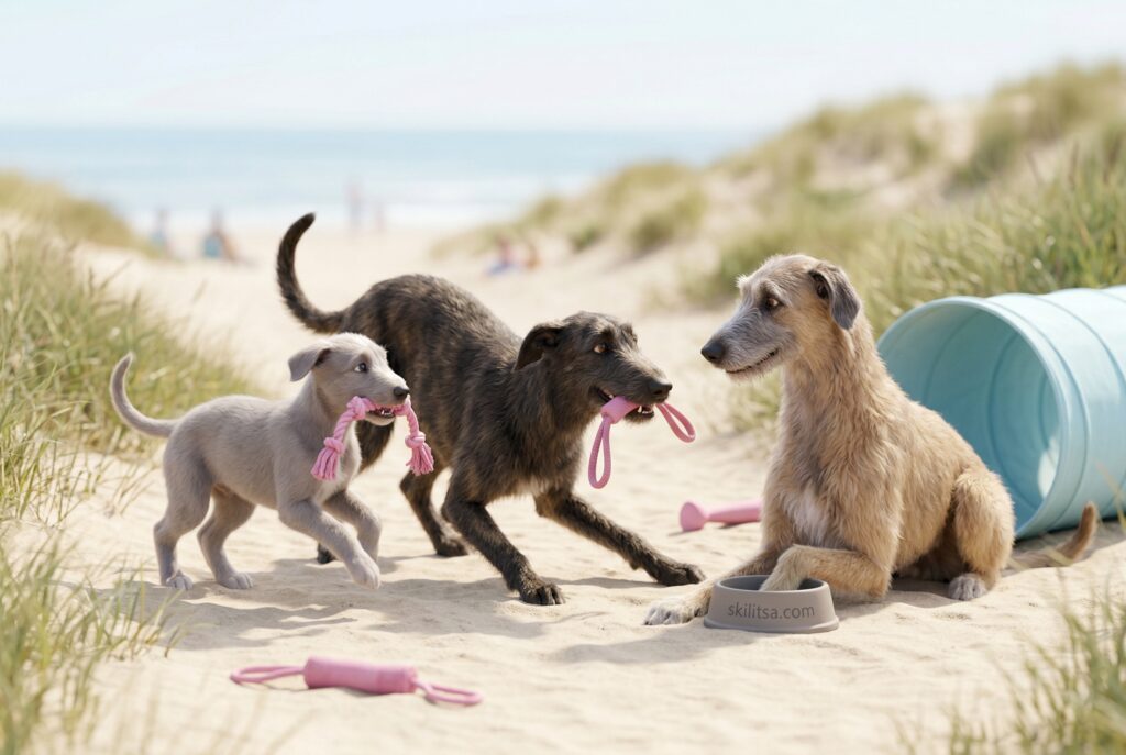 Scottish Deerhound portrait