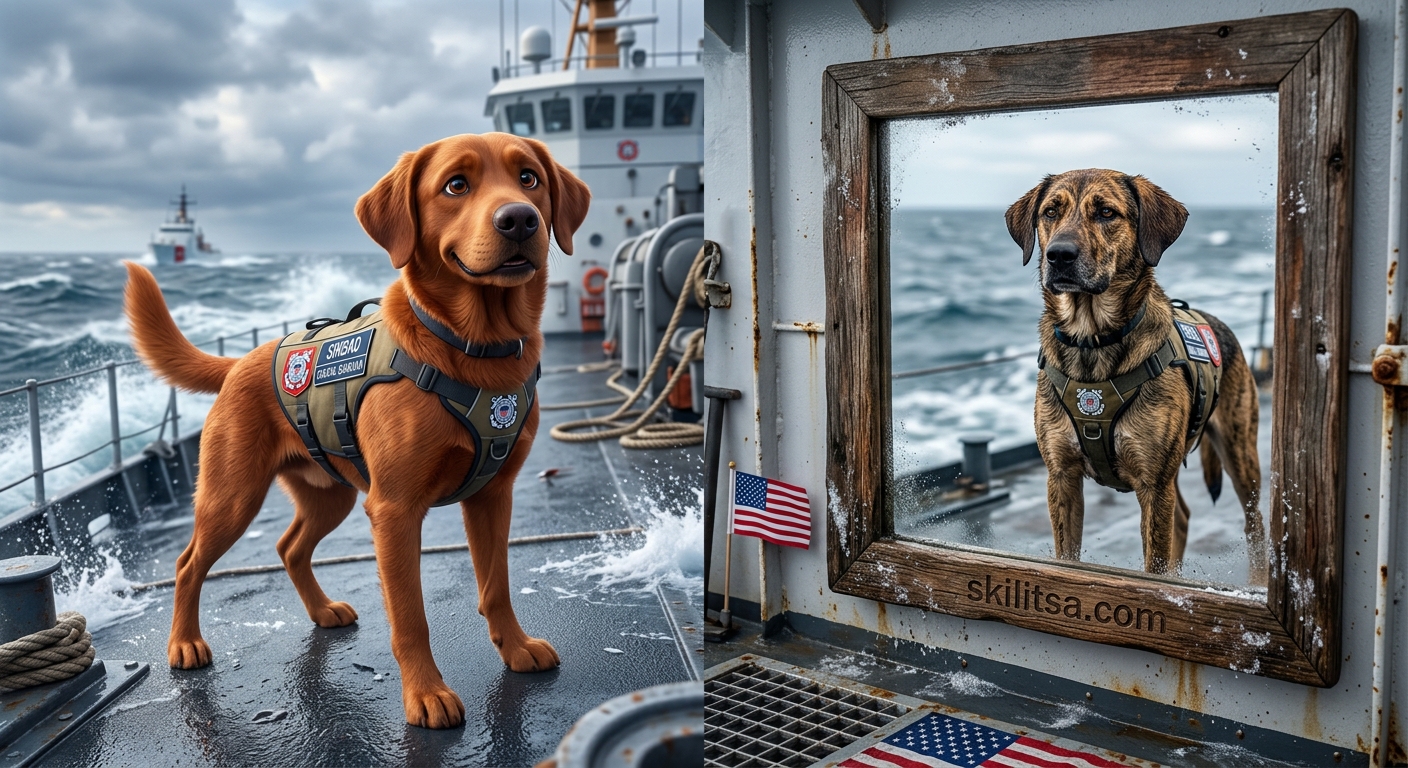 Ο Σίνμπαντ (Λαμπραντόρ Ριτρίβερ, Αγγλικό Φοξχάουντ)