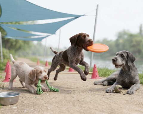 Slovakian Wirehaired Pointer portrait