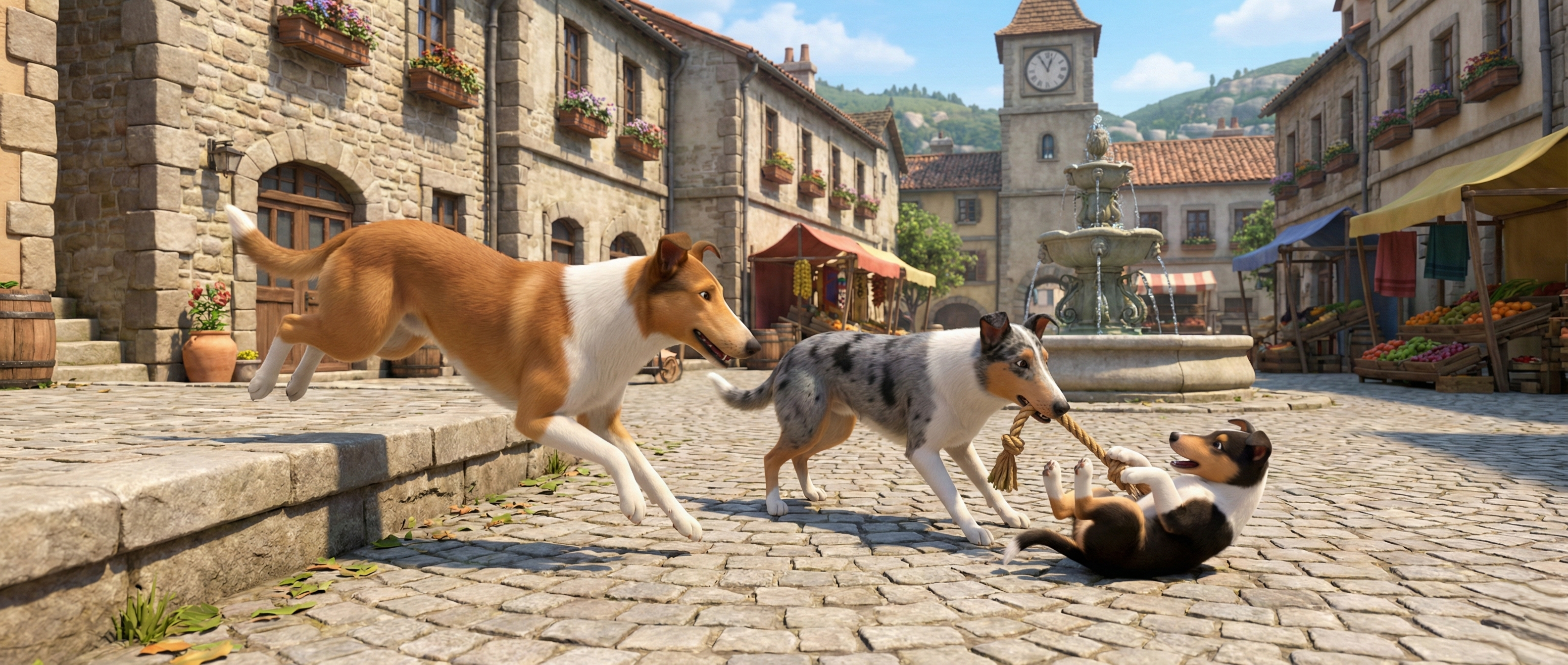 Smooth Collie portrait