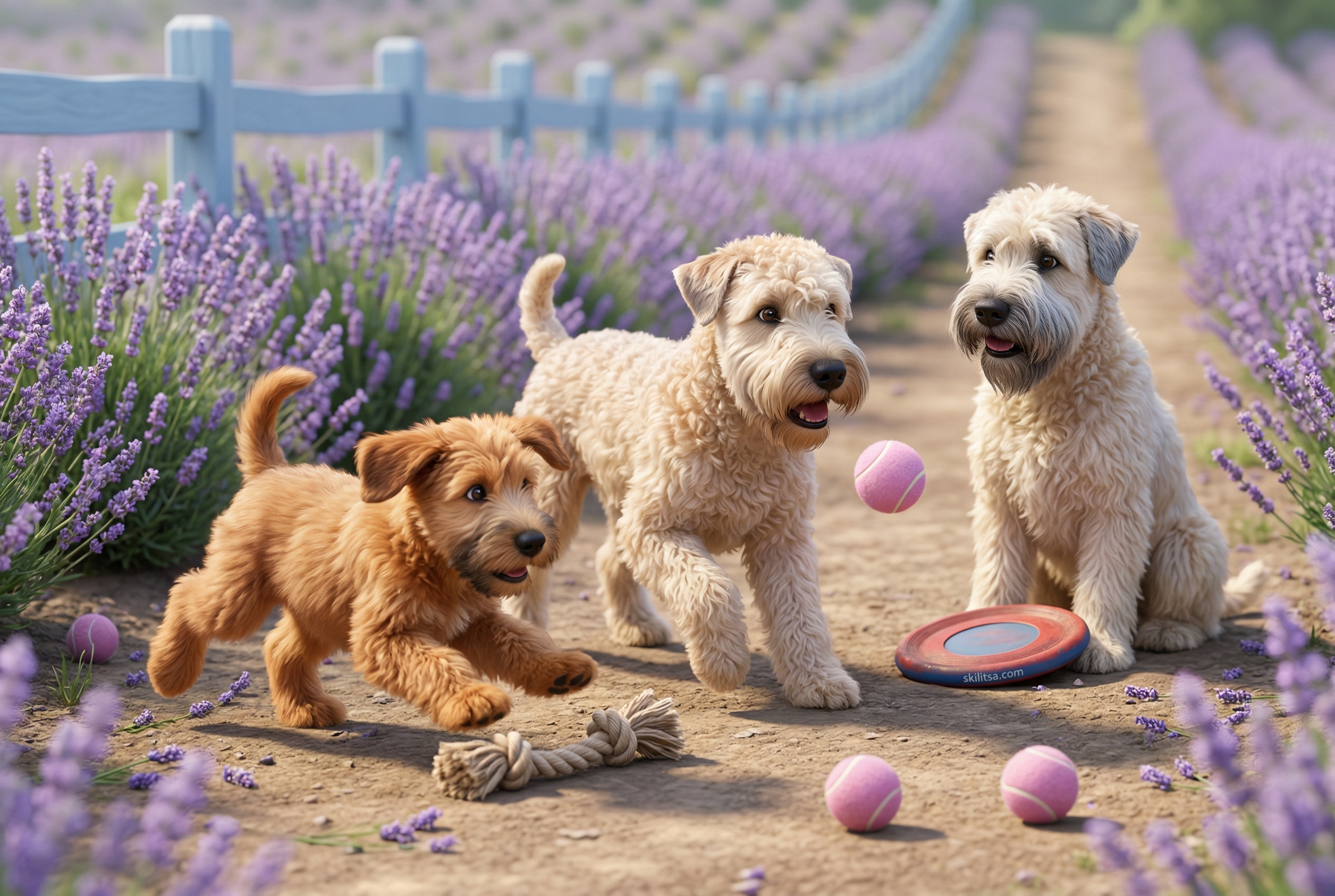 Soft Coated Wheaten Terrier Portrait