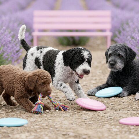 Spanish Water Dog portrait