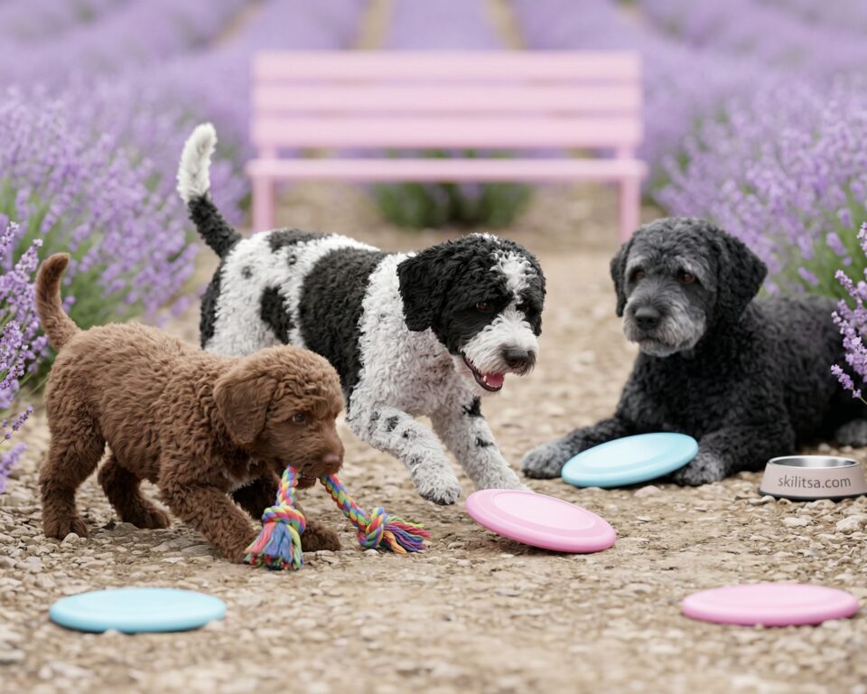 Spanish Water Dog portrait