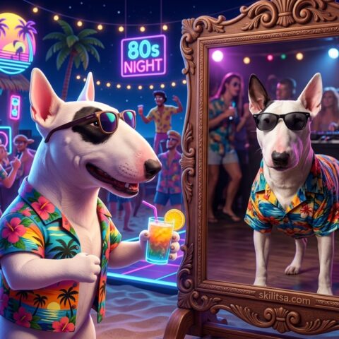 Spuds Mackenzie Hero Mirror V5