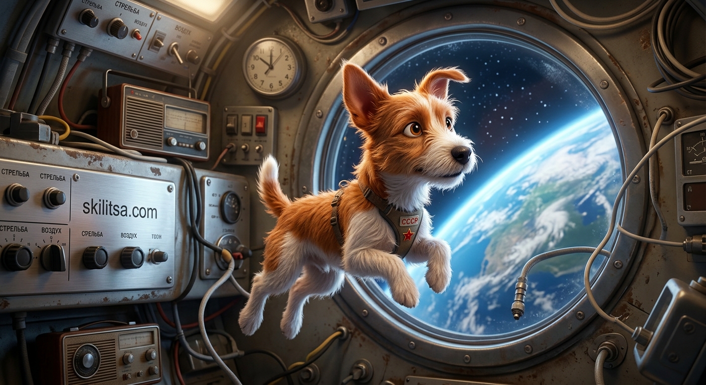 Η Στρέλκα (Τζακ Ράσελ Τεριέ, Σκοτσέζικο Τεριέ)