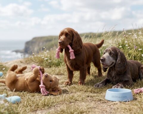 Sussex Spaniel portrait