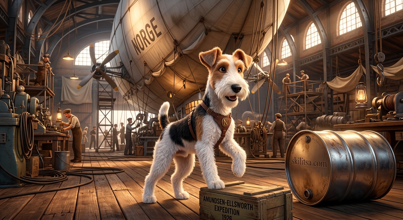 Τιτίνα: Το Σκυλί Που Κατέκτησε Τον Βόρειο Πόλο Με Αερόπλοιο 2 Η Τιτίνα (Φοξ Τεριέ Σκληρότριχο)