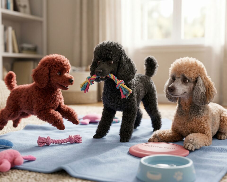 Toy Poodle portrait