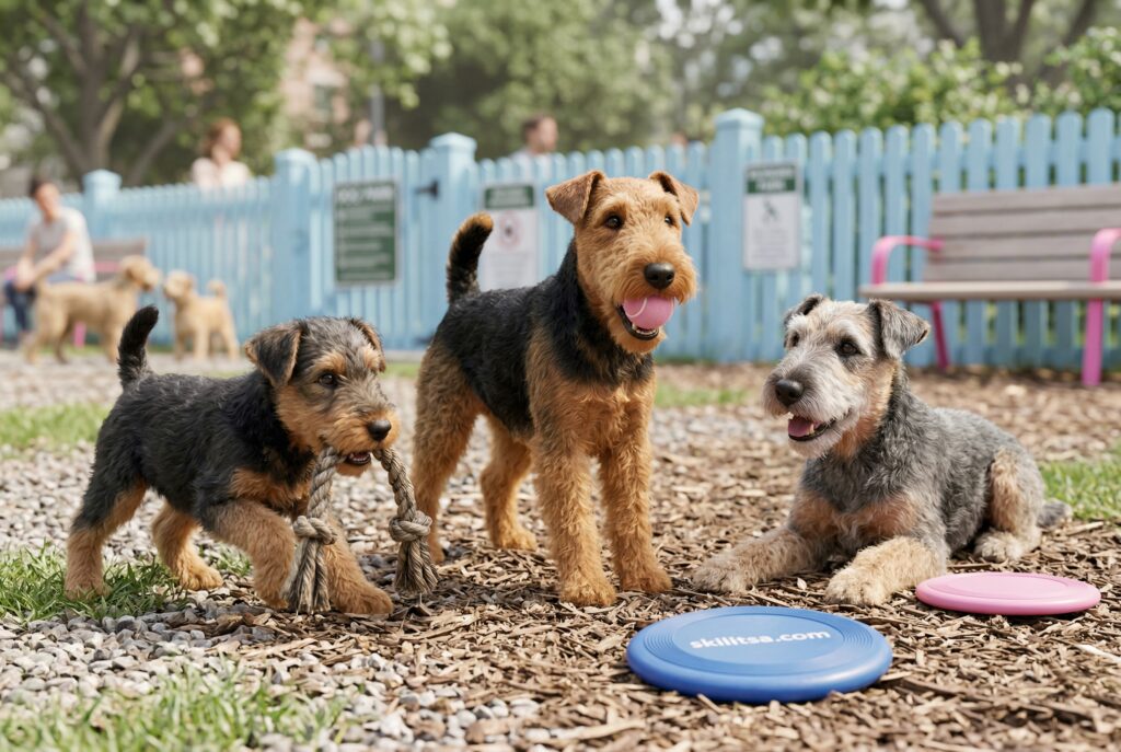 Welsh Terrier Portrait