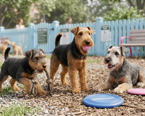 Welsh Terrier portrait