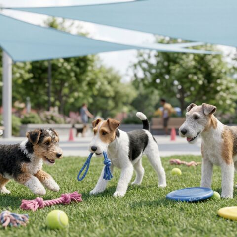 Wire Fox Terrier portrait