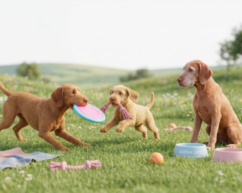 Wirehaired Vizsla portrait
