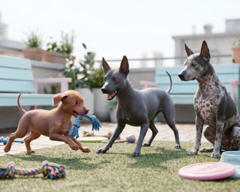 Xoloitzcuintli portrait