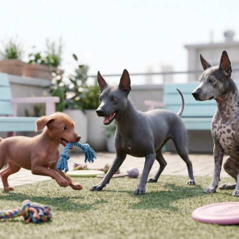 Xoloitzcuintli portrait